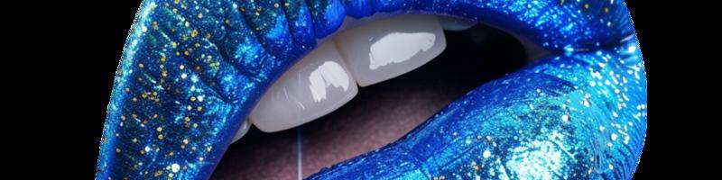 Blue Glitter Lips.png